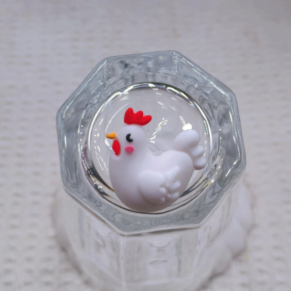 3D Animals Silicone Focal Beads for DIY Pens Bracelet Keychains