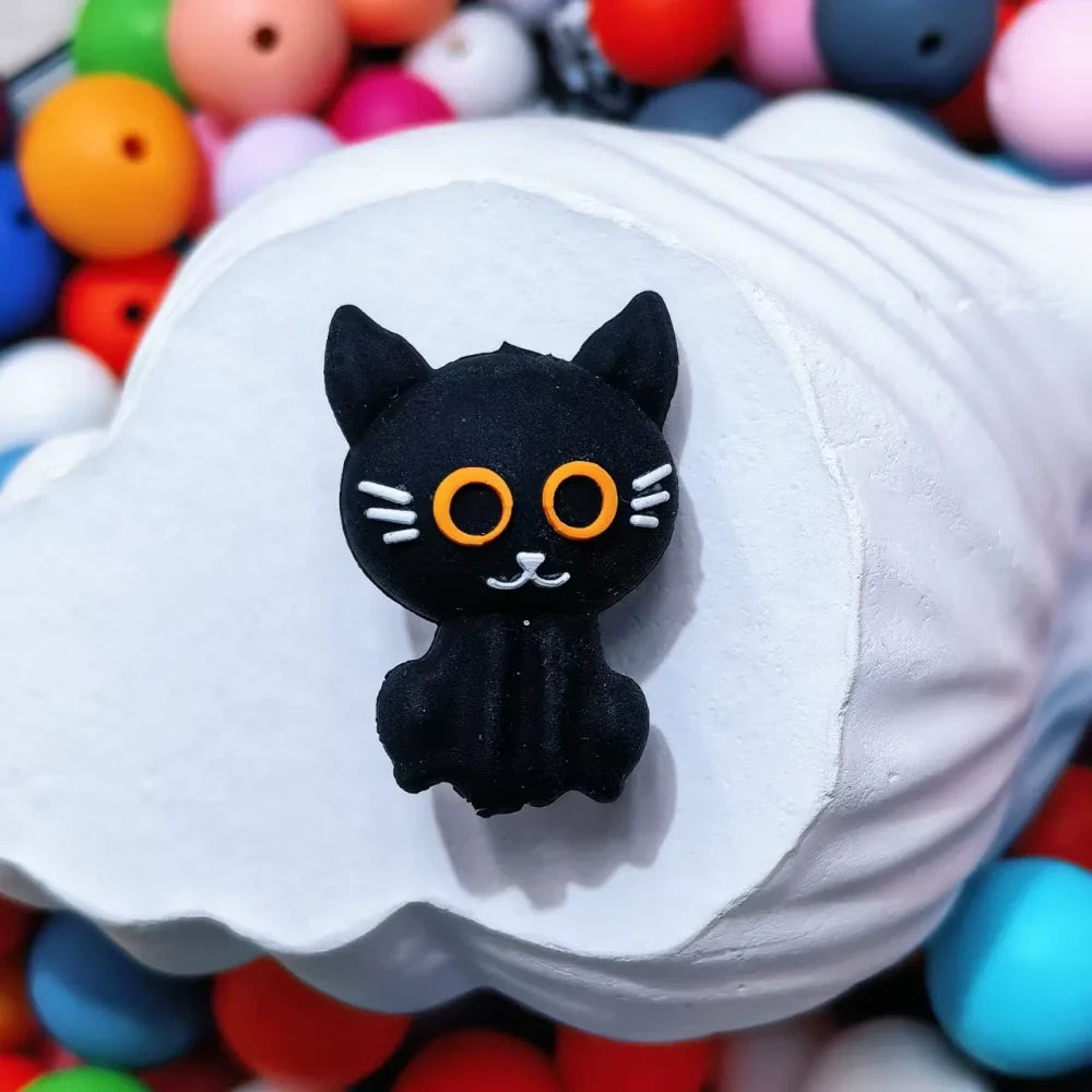 3D Animals Silicone Focal Beads for DIY Pens Keychains