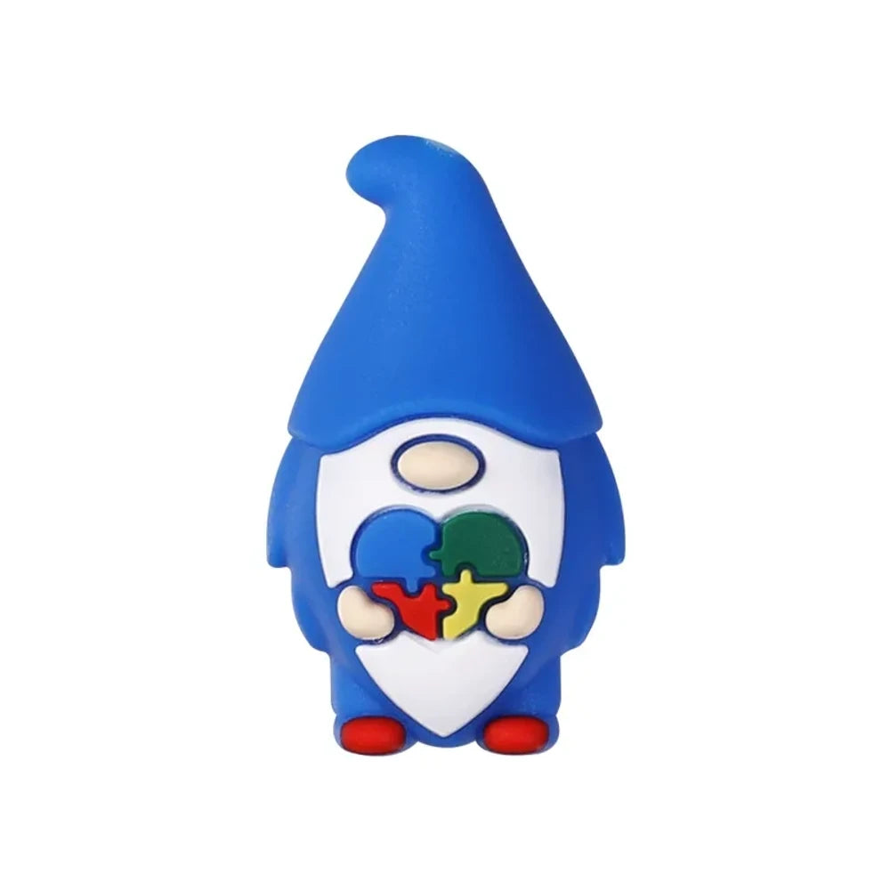 3D Autism Silicone Focal Beads for DIY Pens Keychains