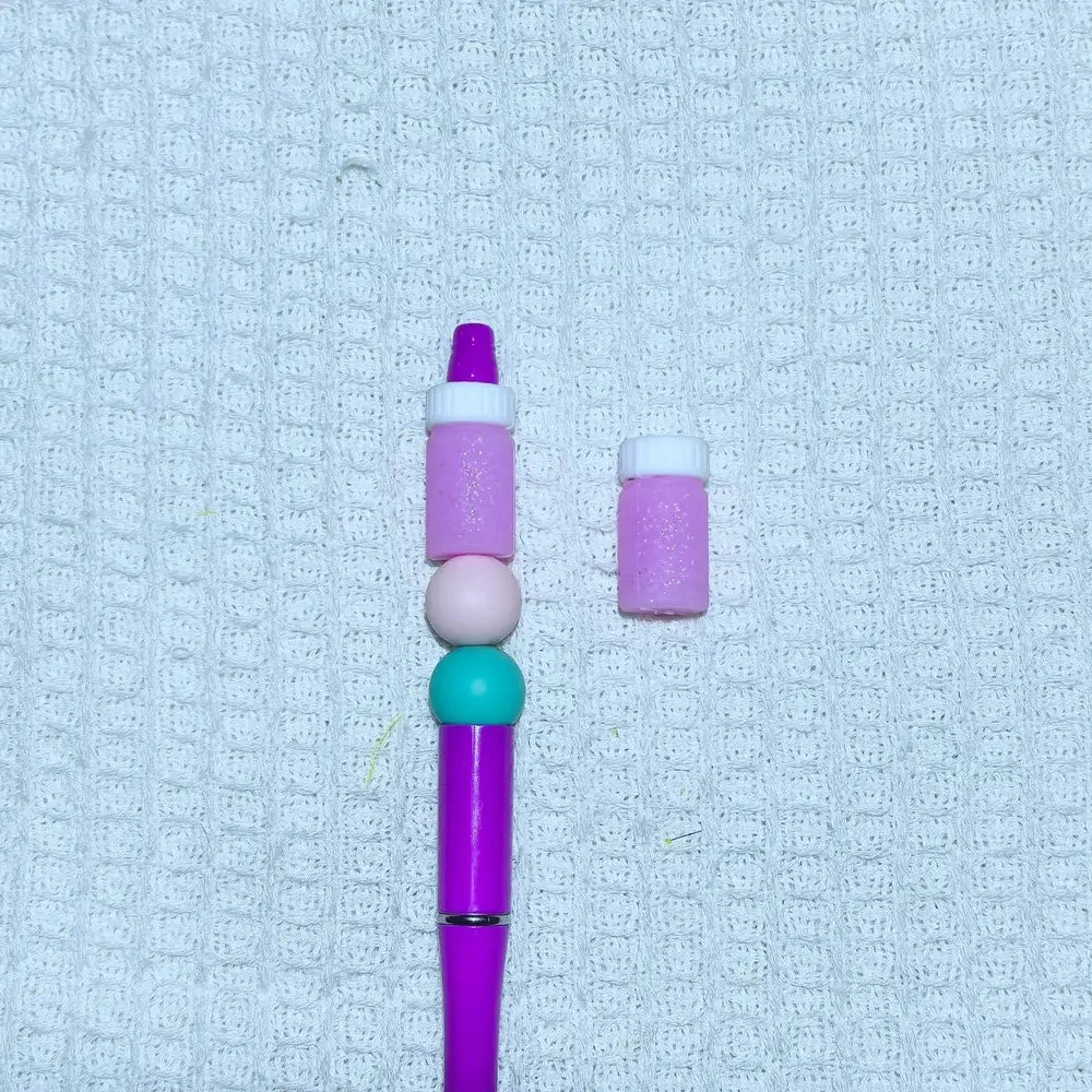 3D Bottle Silicone Focal Beads for DIY Pens Keychains