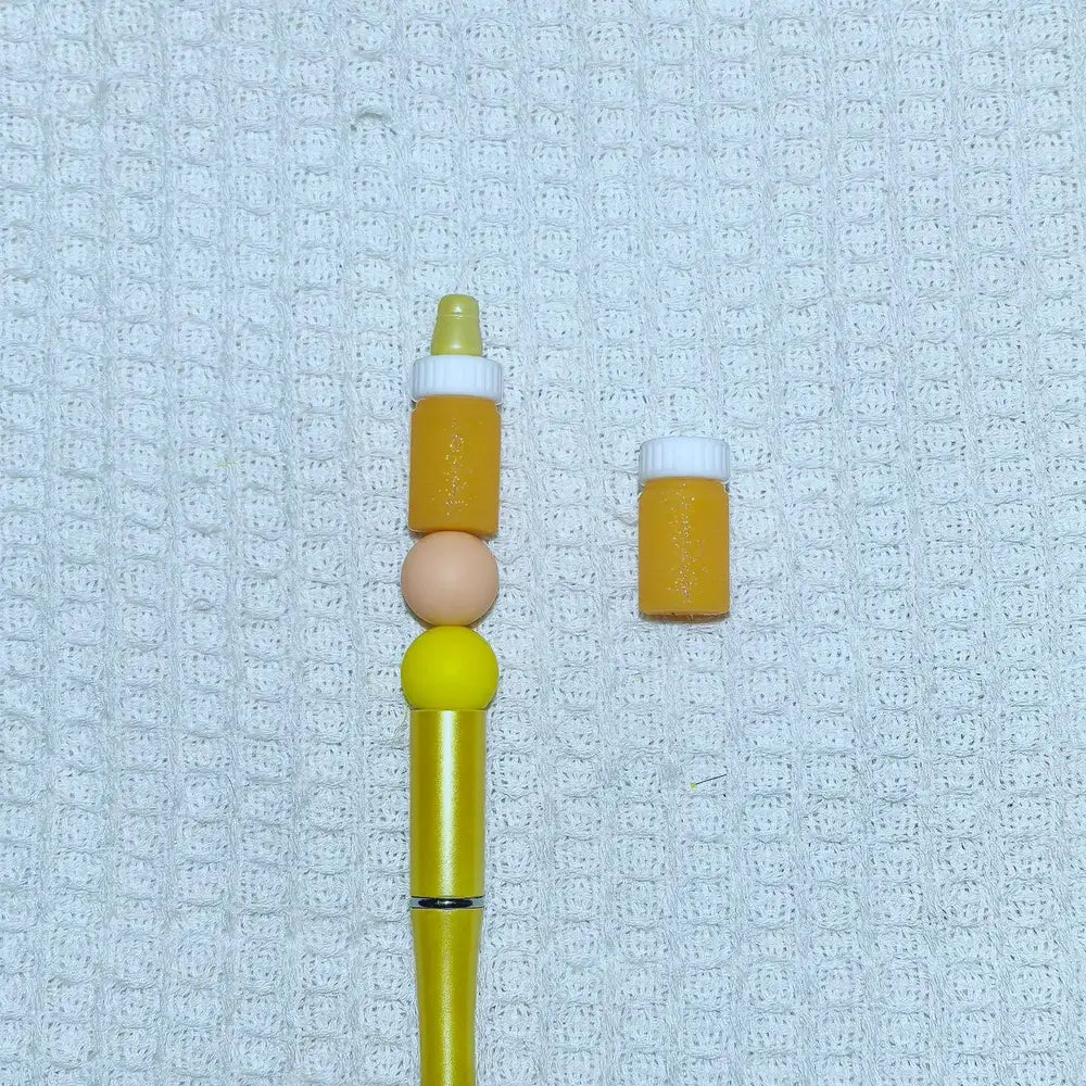 3D Bottle Silicone Focal Beads for DIY Pens Keychains