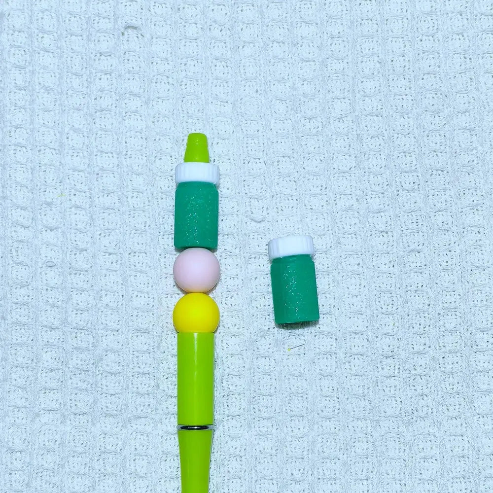 3D Bottle Silicone Focal Beads for DIY Pens Keychains