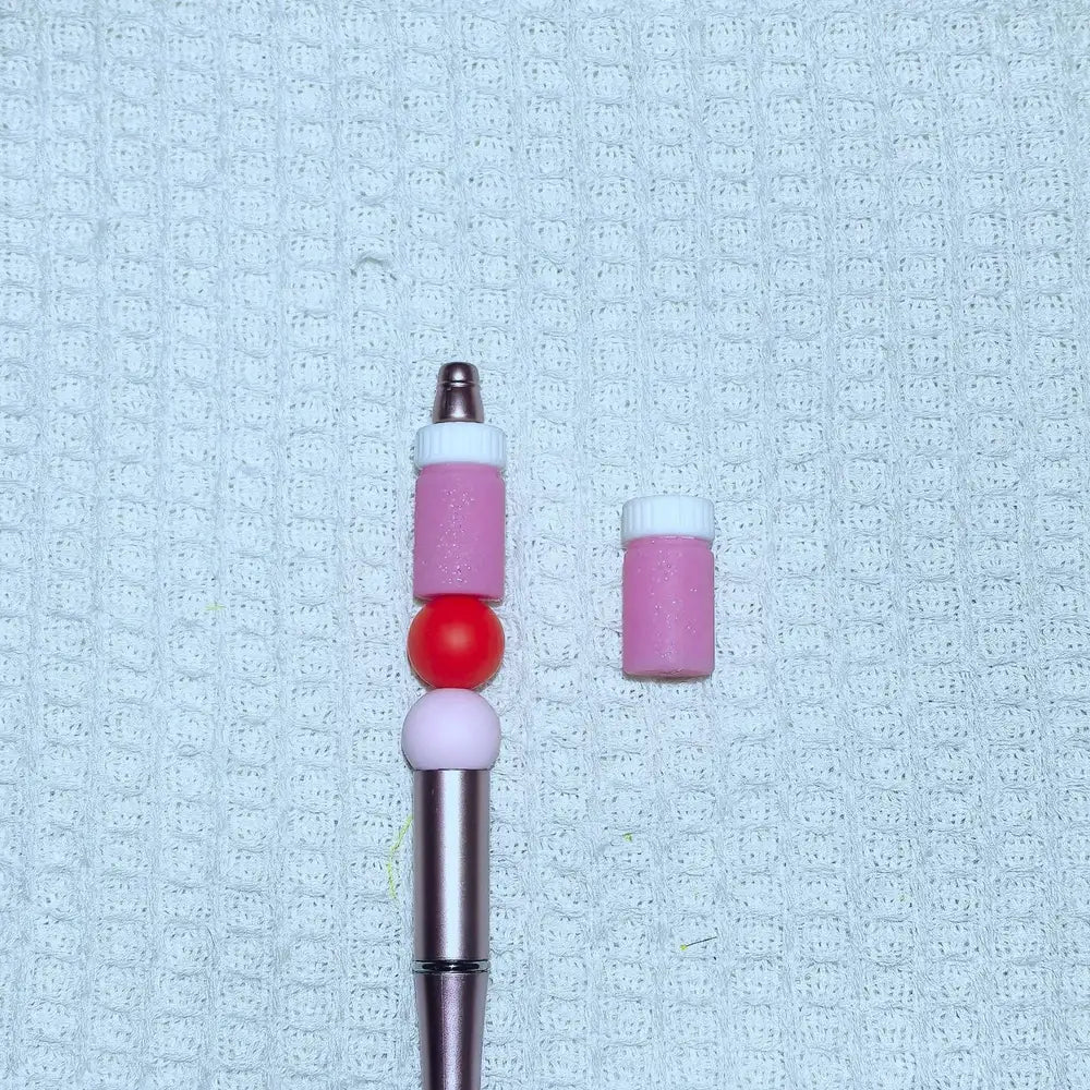 3D Bottle Silicone Focal Beads for DIY Pens Keychains