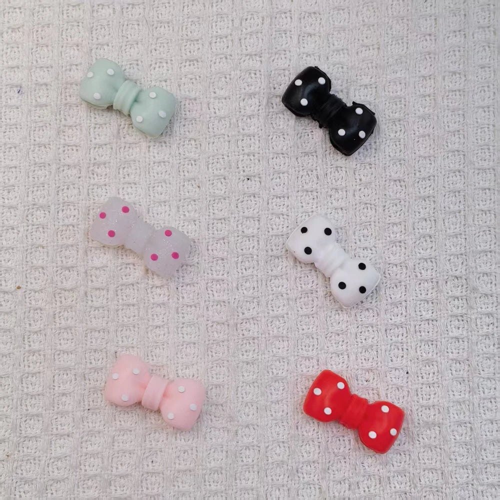 3D Bowtie Silicone Focal Beads for DIY Pens Bracelet