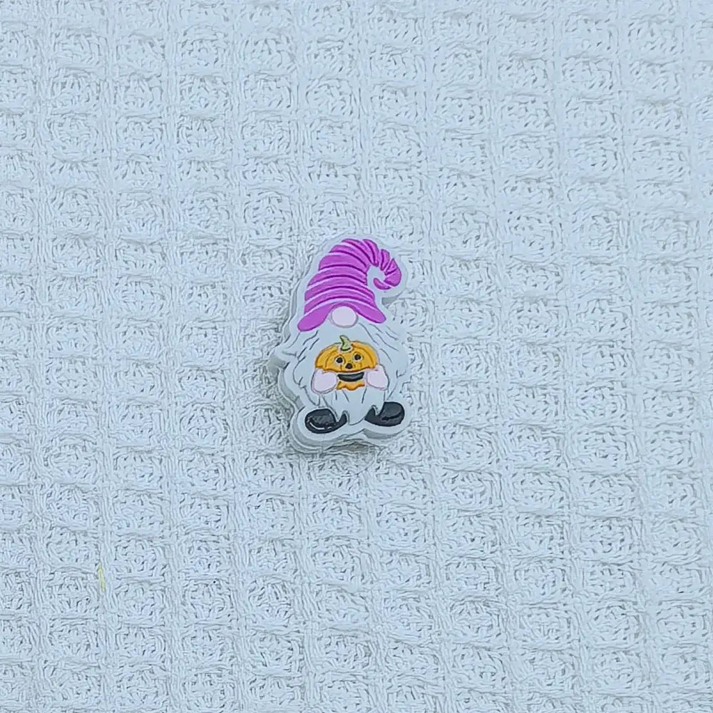 Flatback Halloween Gnome Series Silicone Focal Beads for DIY Pens Keychains