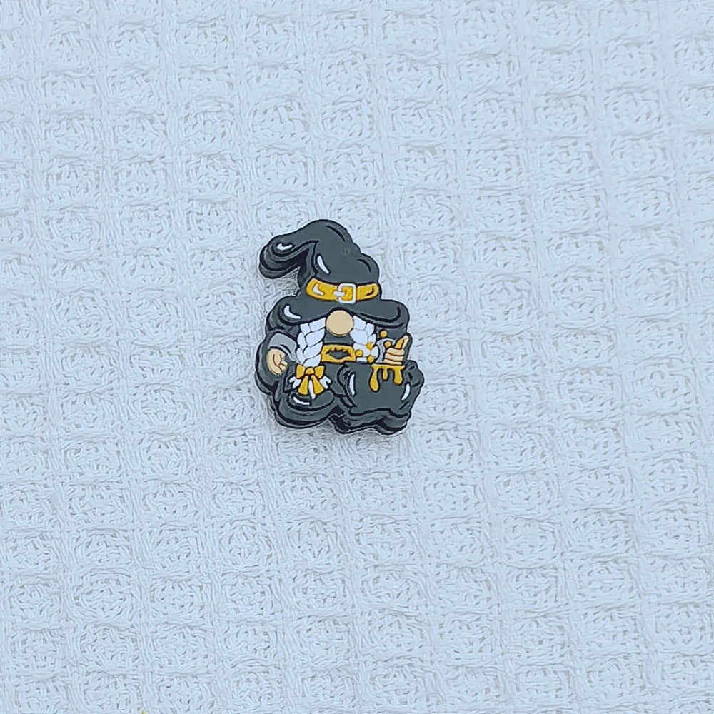 Flatback Halloween Gnome Series Silicone Focal Beads for DIY Pens Keychains