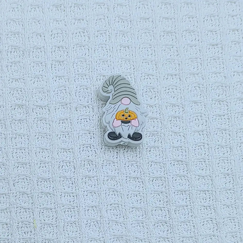Flatback Halloween Gnome Series Silicone Focal Beads for DIY Pens Keychains