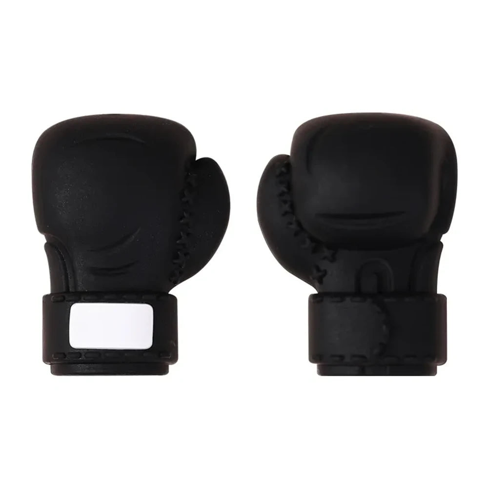 3D Boxing Gloves Silicone Focal Beads for DIY Pens Keychains