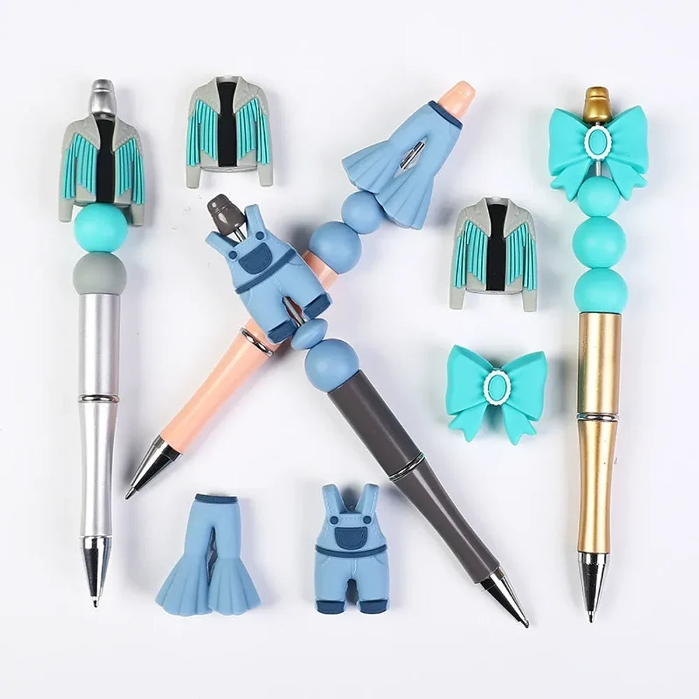 3D Clothes Silicone Focal Beads for DIY Pens Keychains Bracelet