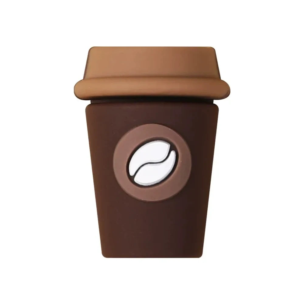 3D Coffee Series Silicone Focal Beads for DIY Pens Bracelet