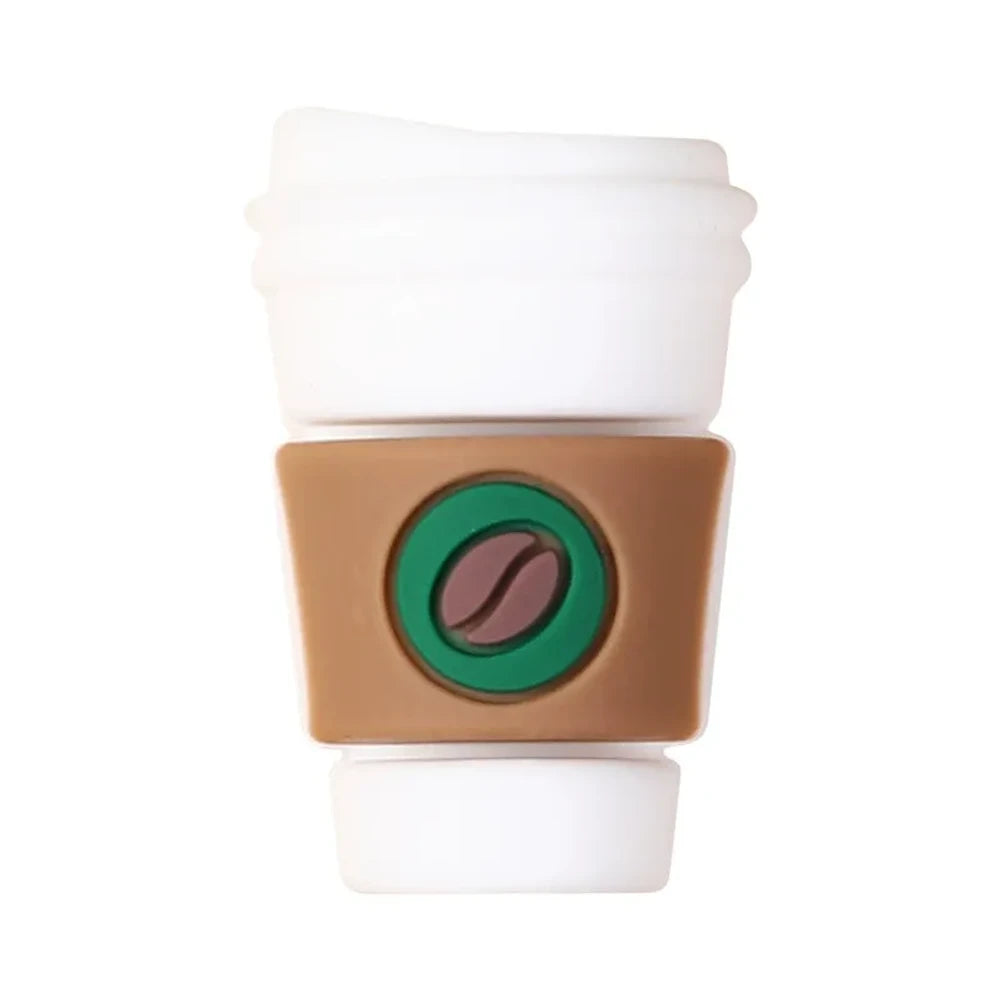 3D Coffee Series Silicone Focal Beads for DIY Pens Bracelet