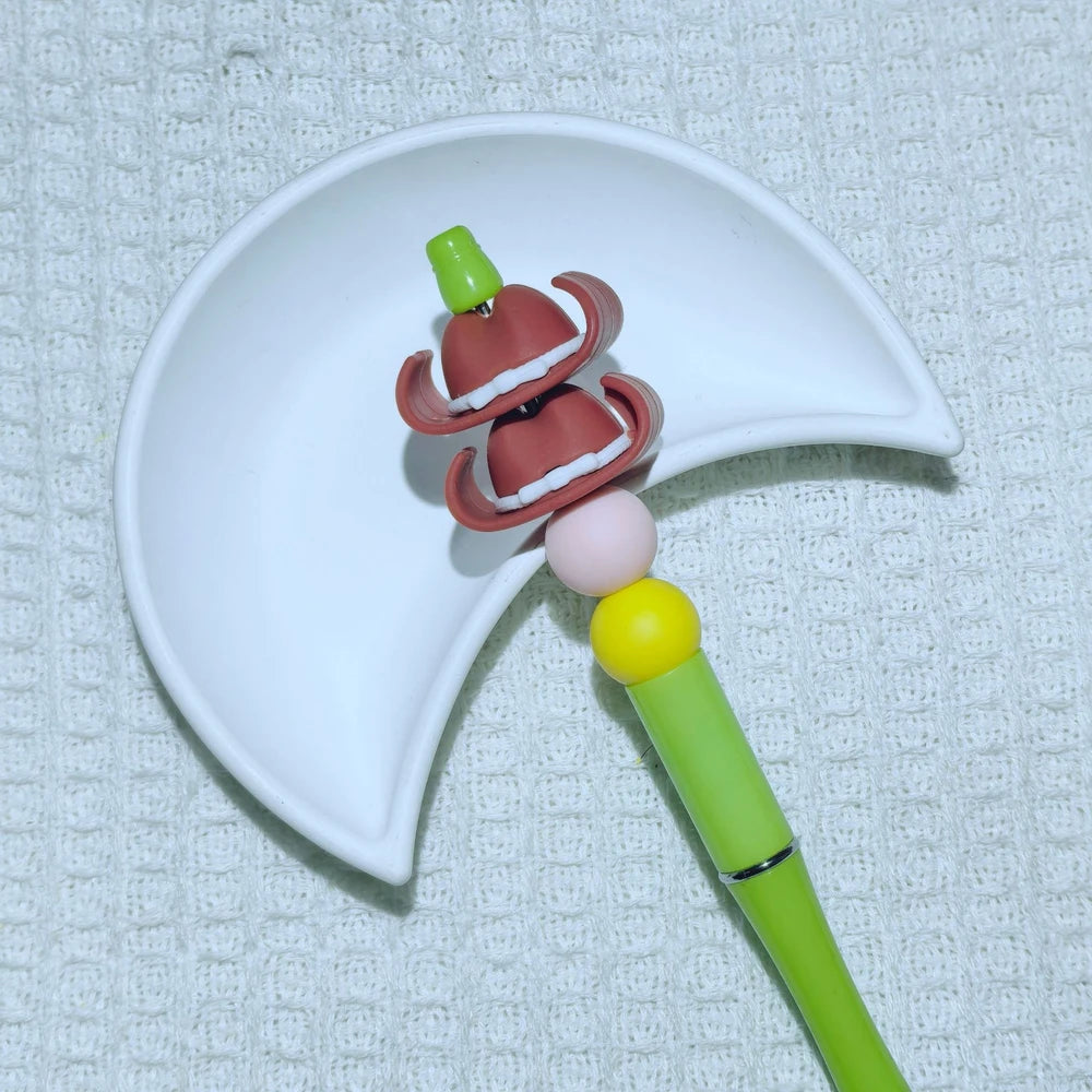 3D Cowboy Hat Silicone Focal Beads for DIY Pens Keychains