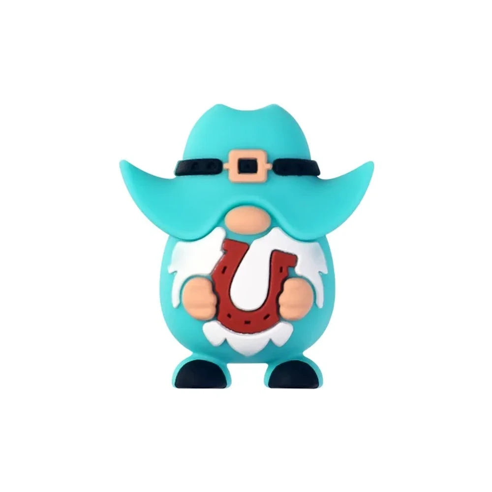 3D Cowboy Silicone Focal Beads for DIY Pens Keychains