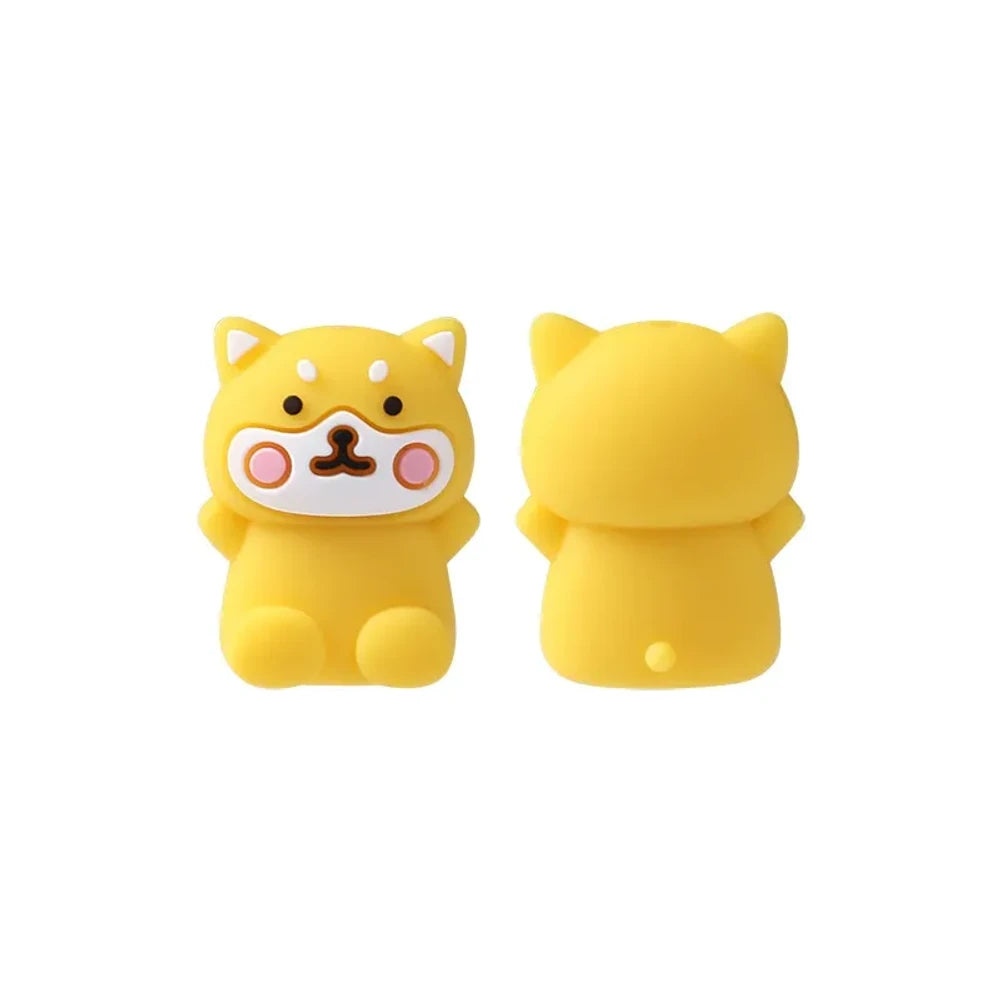 3D Cute Animals Silicone Focal Beads for DIY Pens Bracelet