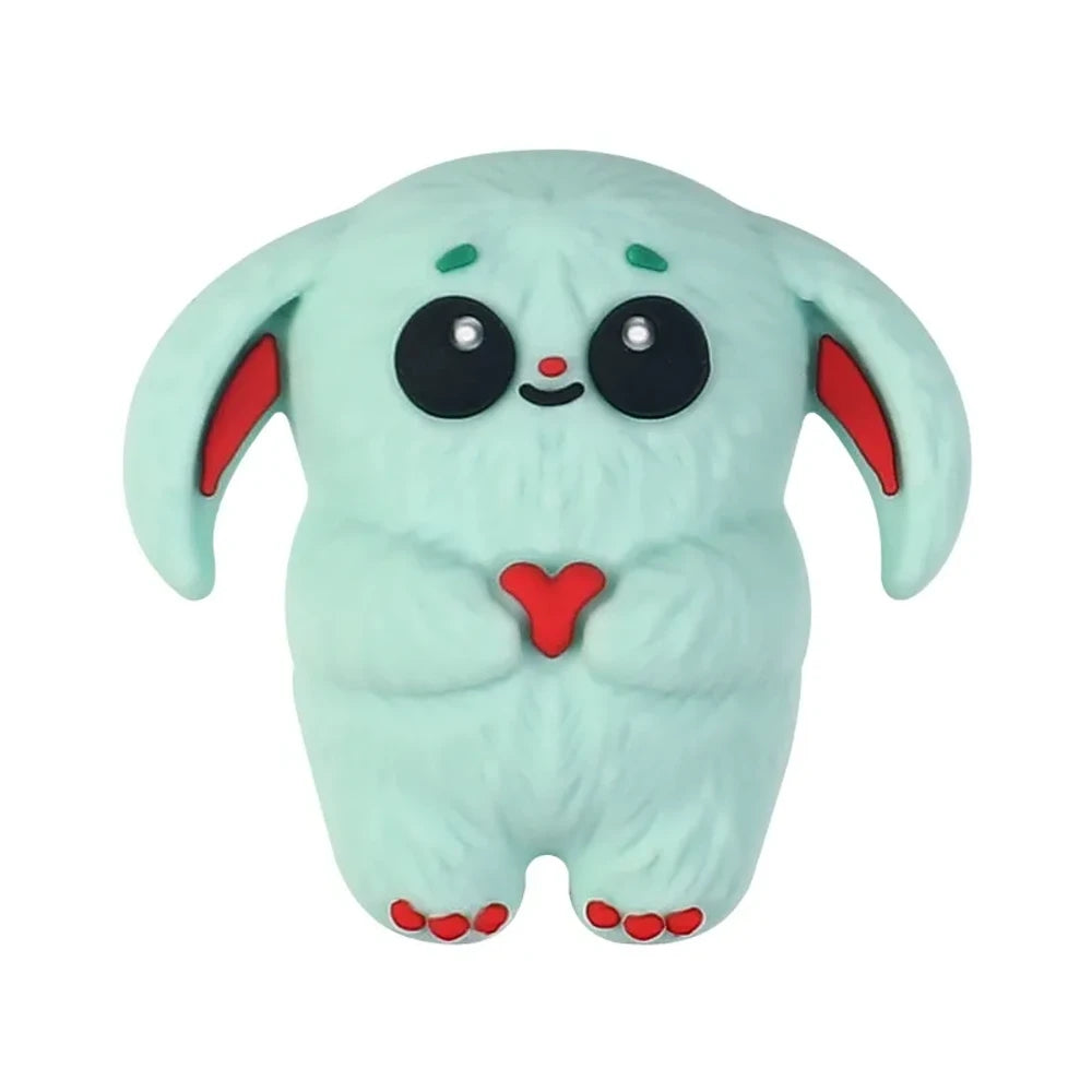 3D Cute Monster Silicone Focal Beads for DIY Pens Keychains