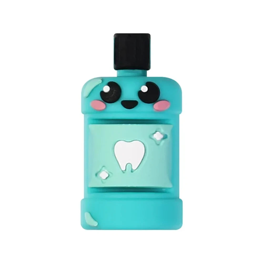 3D Dental Silicone Focal Beads for DIY Pens Keychains
