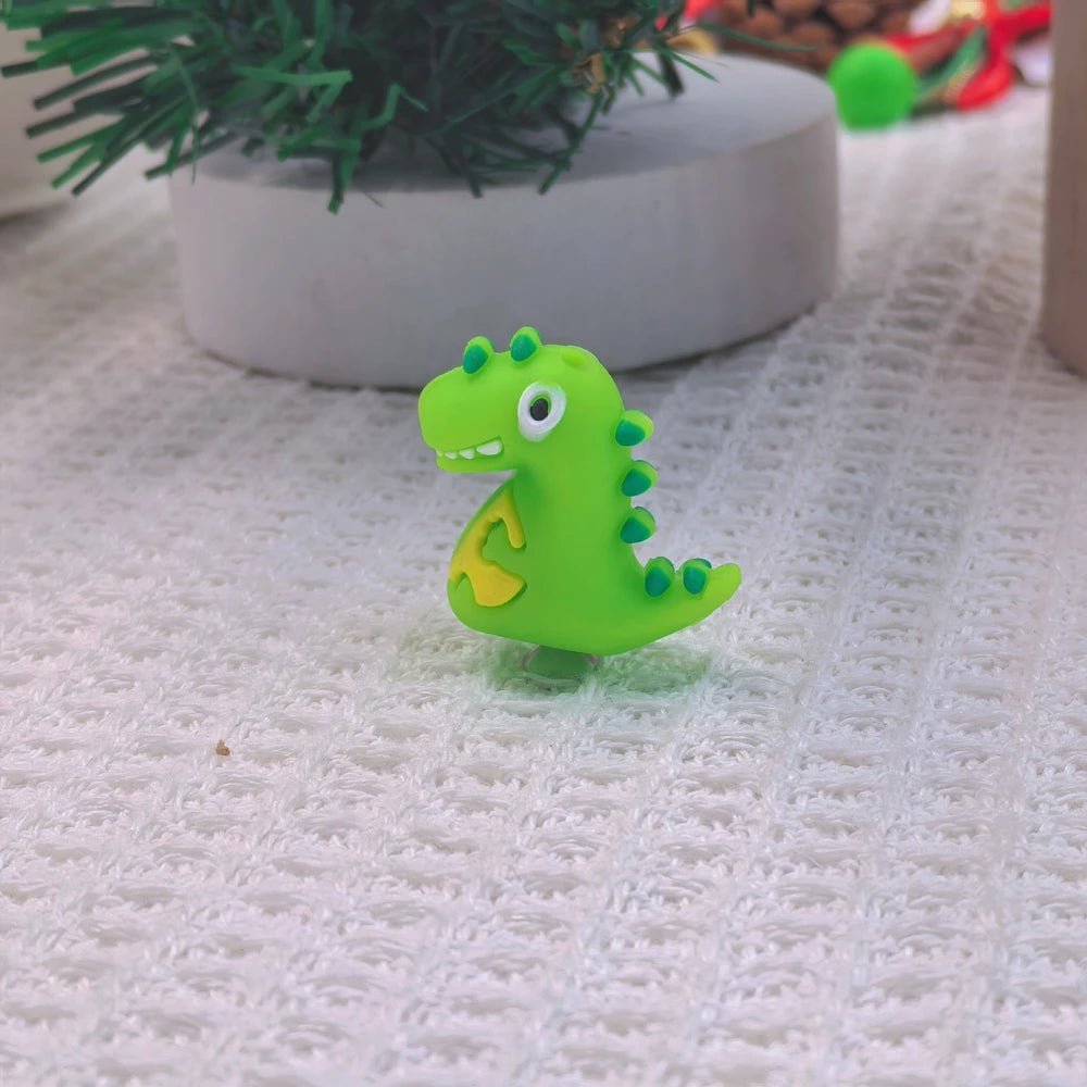3D Dinosaur Silicone Focal Beads for DIY Pens Bracelet