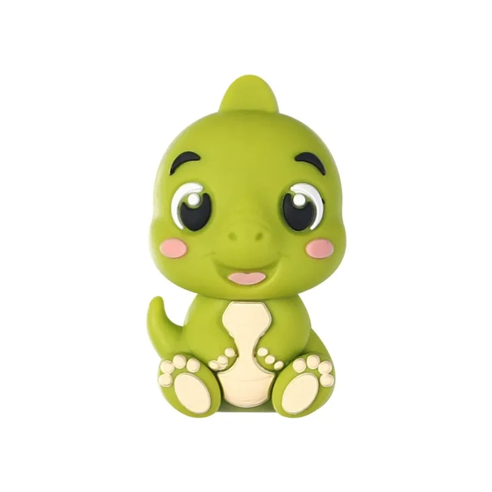 3D Dinosaur Silicone Focal Beads for DIY Pens Bracelet