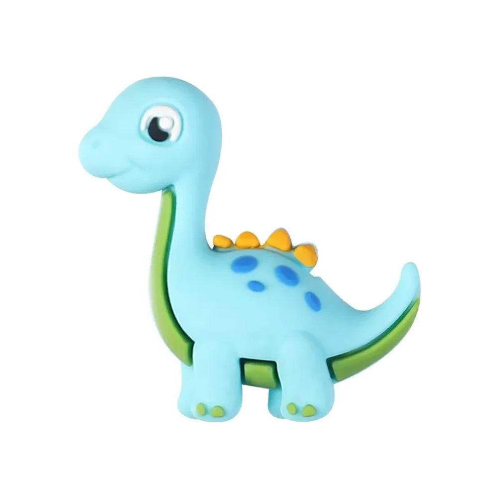 3D Dinosaur Silicone Focal Beads for DIY Pens Bracelet