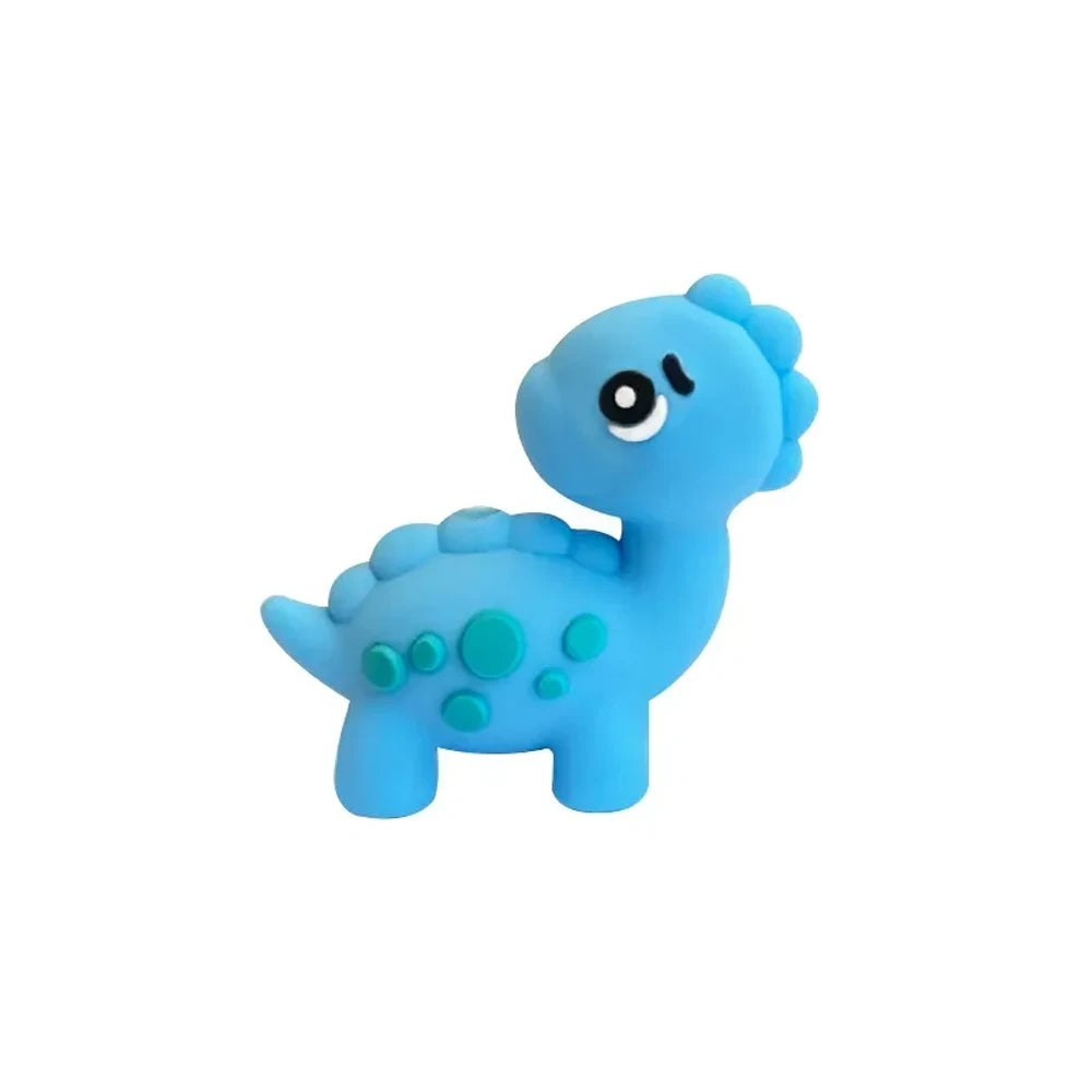 3D Dinosaurs Silicone Focal Beads for DIY Keychains Bracelet Pens