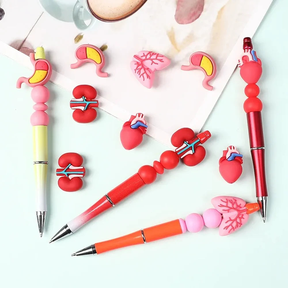 3D Doctor and Nurse Badge Silicone Focal Beads for DIY