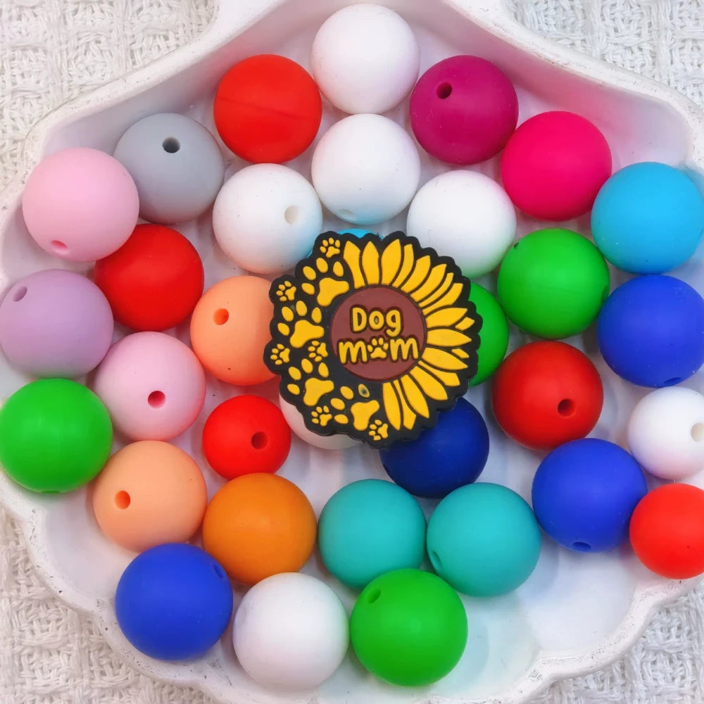 Flatback Dog and Cat Series Silicone Focal Beads for DIY Pens Bracelet Keychains