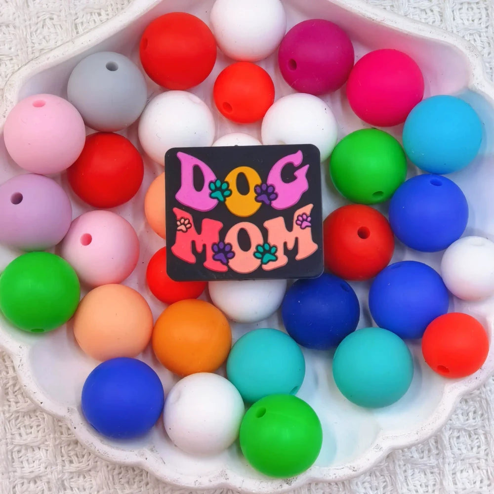Flatback Dog and Cat Series Silicone Focal Beads for DIY Pens Bracelet Keychains