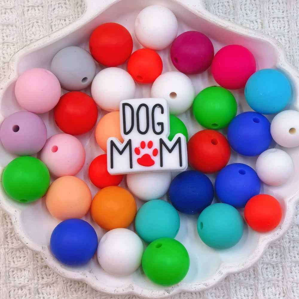 Flatback Dog and Cat Series Silicone Focal Beads for DIY Pens Bracelet Keychains