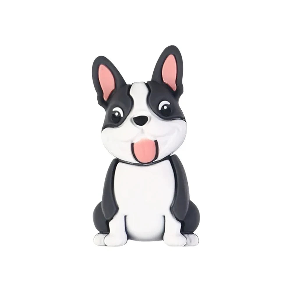 3D Dog Silicone Focal Beads for DIY Pens Bracelet