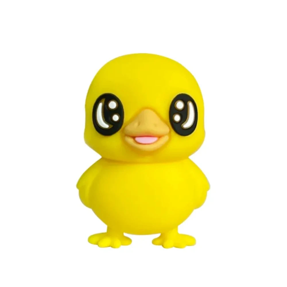 3D Duck Silicone Focal Beads for DIY Keychains Bracelet Pens