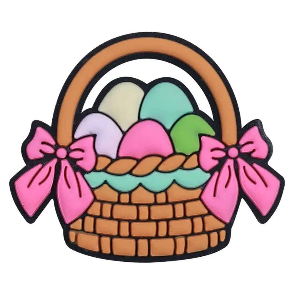 3D Easter Bunny Silicone Focal Beads for DIY Pens Bracelet