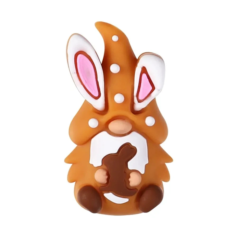 3D Easter Bunny Silicone Focal Beads for DIY Pens Bracelet