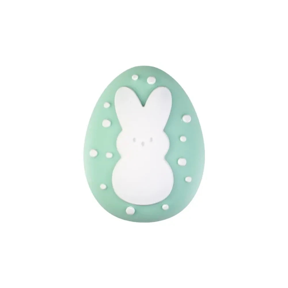 3D Easter Cute Bunny Silicone Focal Beads for Pens Keychains