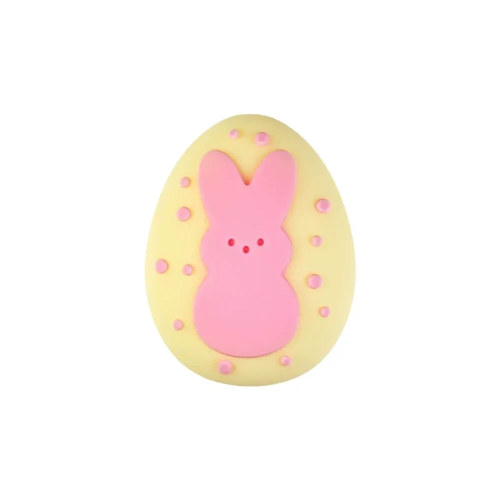 3D Easter Cute Bunny Silicone Focal Beads for Pens Keychains