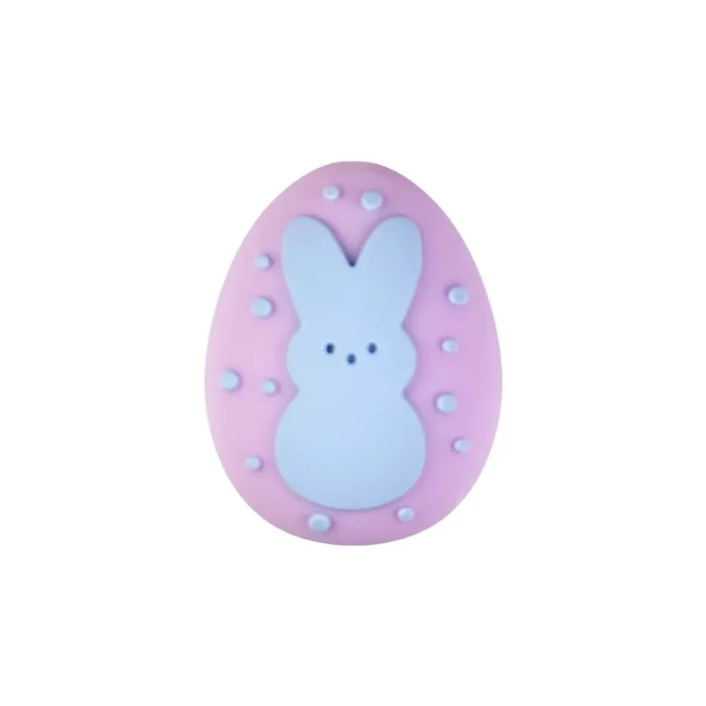3D Easter Cute Bunny Silicone Focal Beads for Pens Keychains