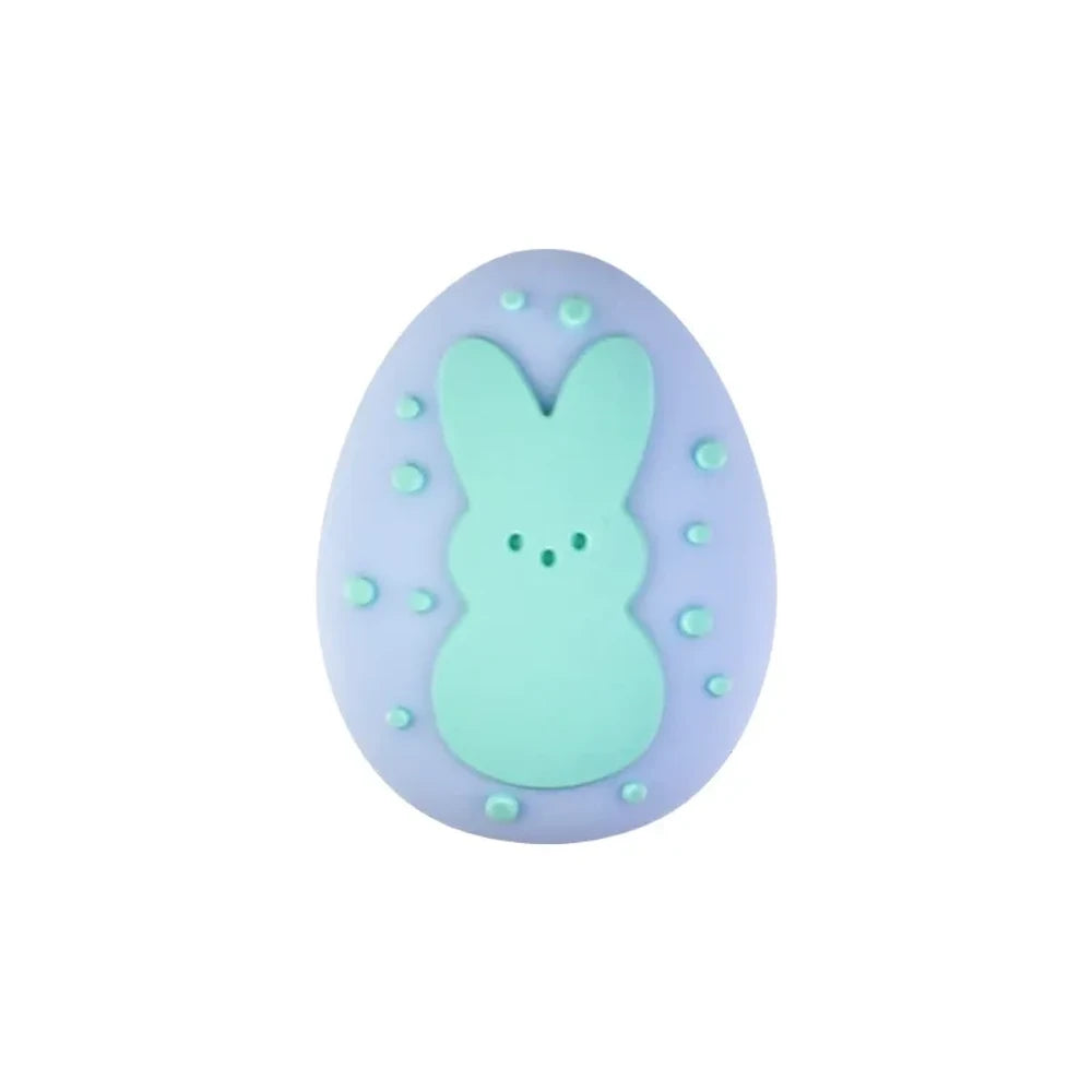 3D Easter Cute Bunny Silicone Focal Beads for Pens Keychains