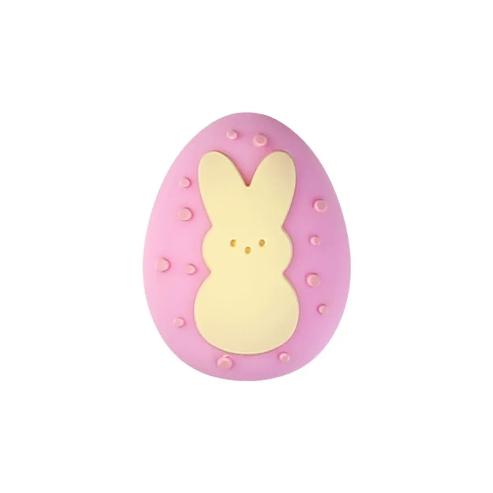 3D Easter Cute Bunny Silicone Focal Beads for Pens Keychains
