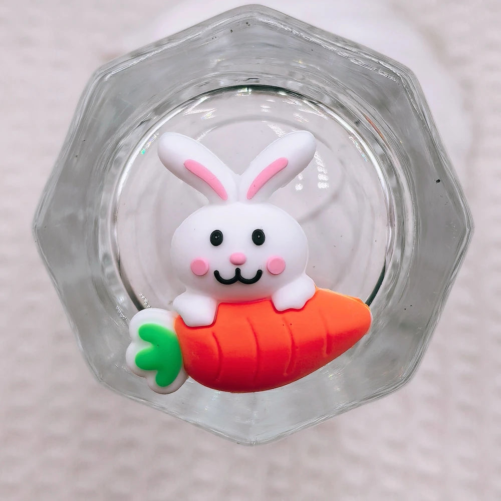 3D Easter Silicone Focal Beads for DIY Pens Keychains