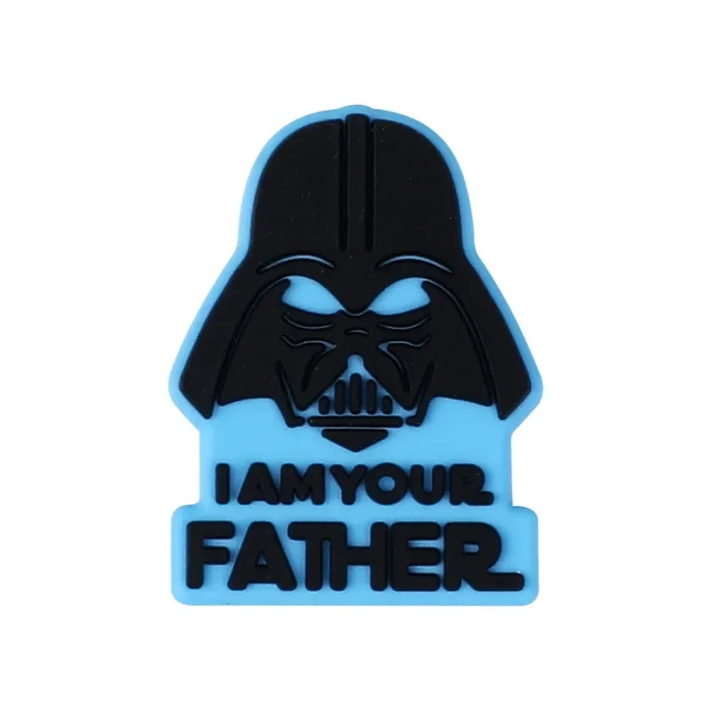 3D Father's Day Silicone Focal Beads for DIY Pens Bracelet