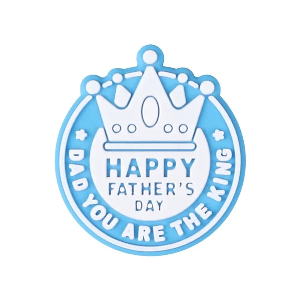 3D Father's Day Silicone Focal Beads for DIY Pens Bracelet