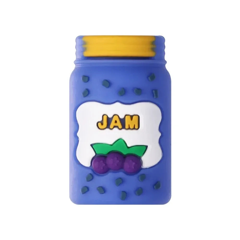 3D Food Bottle Silicone Focal Beads for DIY Pens Keychains