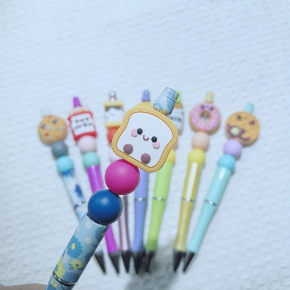 3D Food Silicone Focal Beads for DIY Pens Keychains