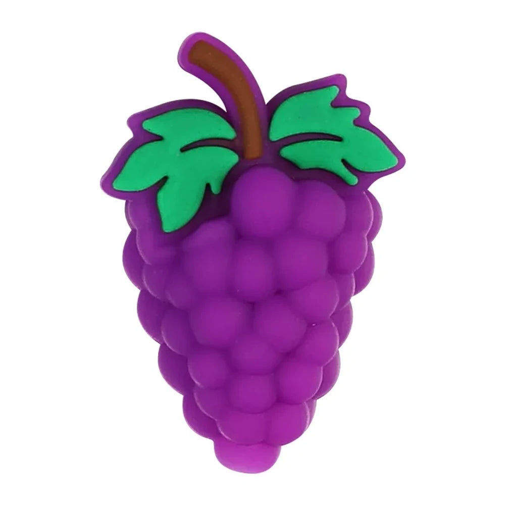 3D Fruit Silicone Focal Beads for DIY Keychains