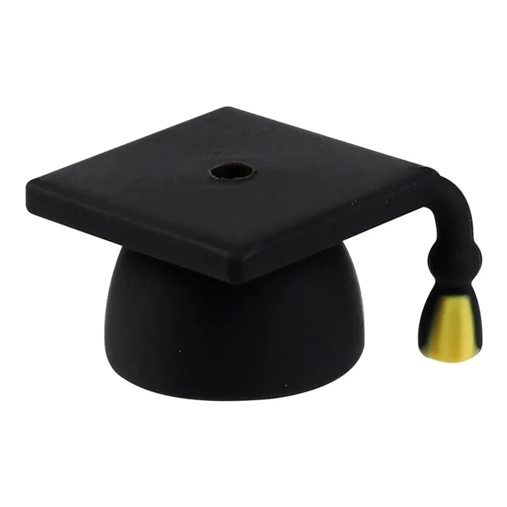 3D Graduation Season Theme Silicone Focal Beads for DIY Pens Keychains