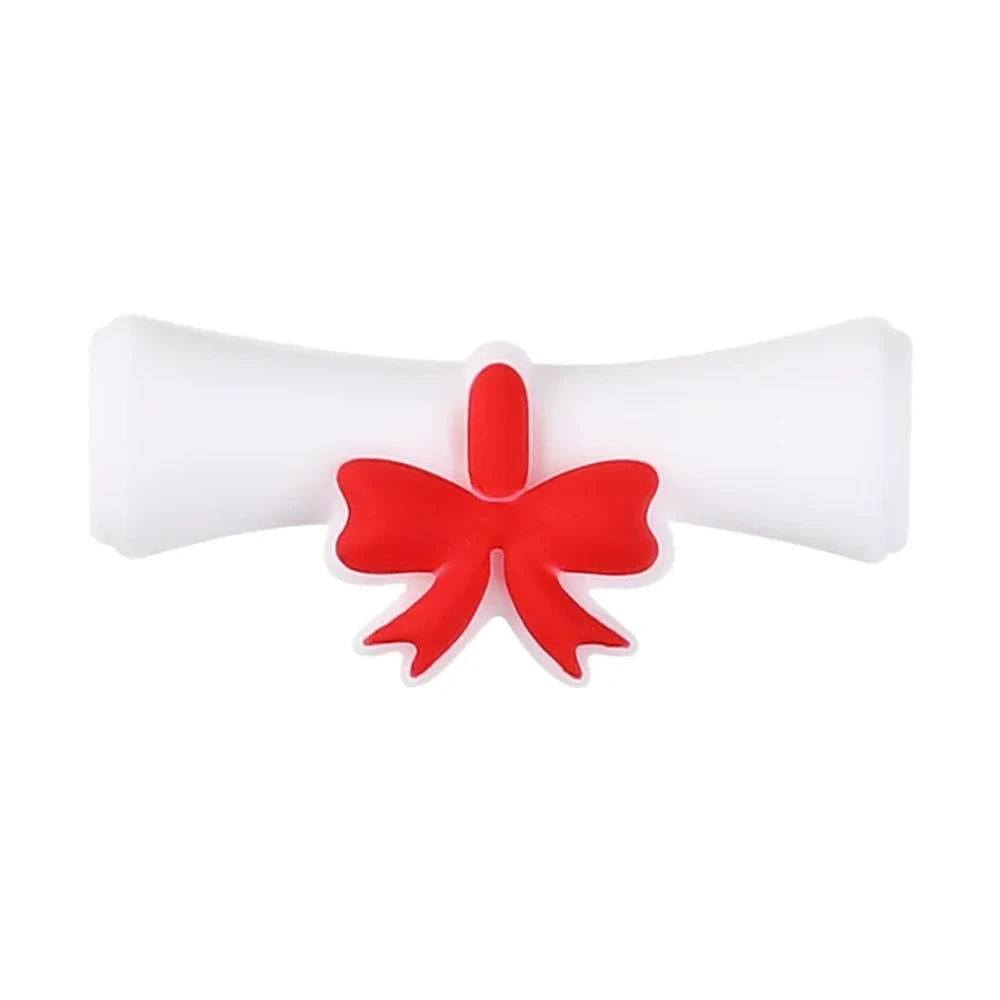 3D Graduation Season Theme Silicone Focal Beads for DIY Pens Keychains