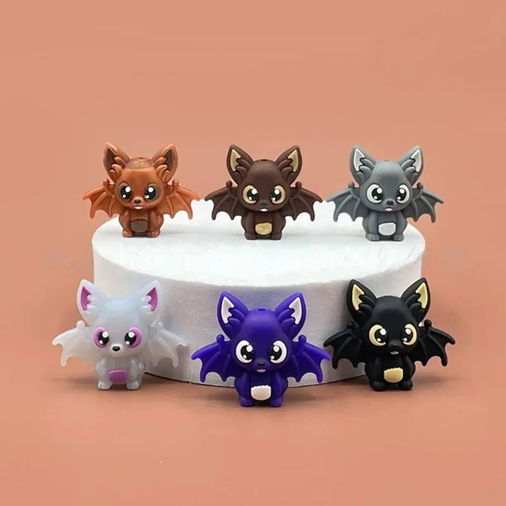 3D Halloween Bat Silicone Focal Beads for DIY Keychains Bracelet Pens