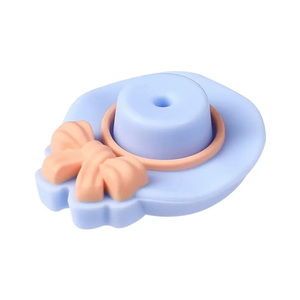 3D Hat Silicone Focal Beads for DIY Pens Keychains