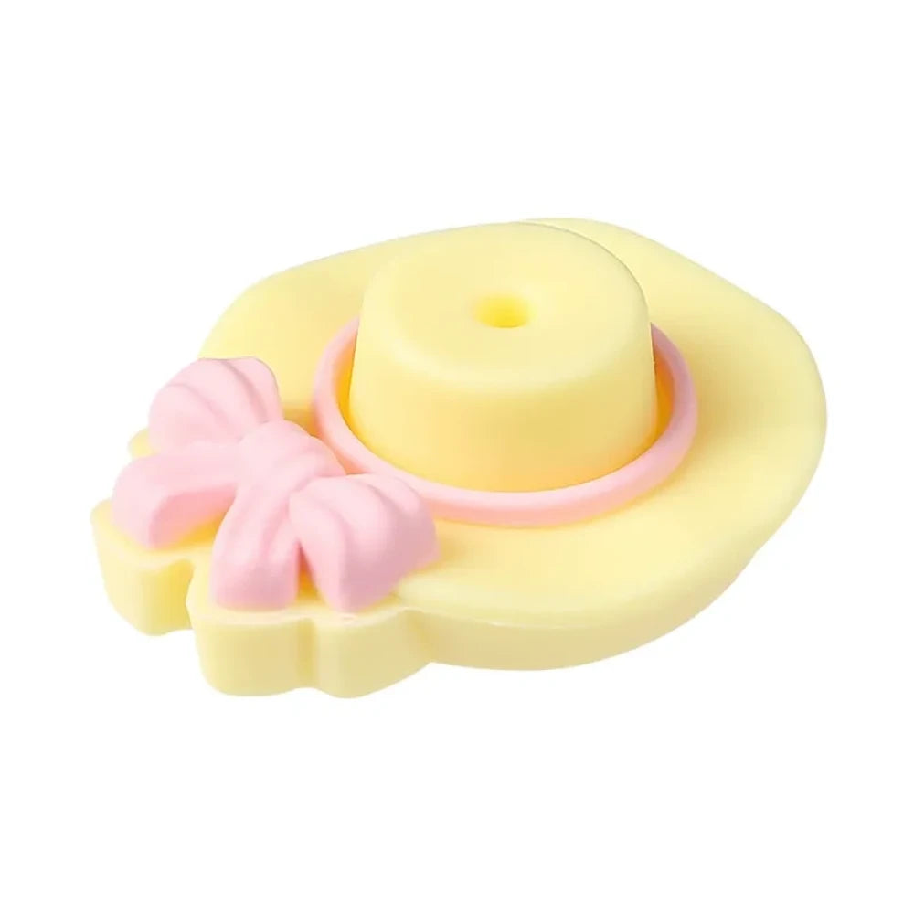 3D Hat Silicone Focal Beads for DIY Pens Keychains