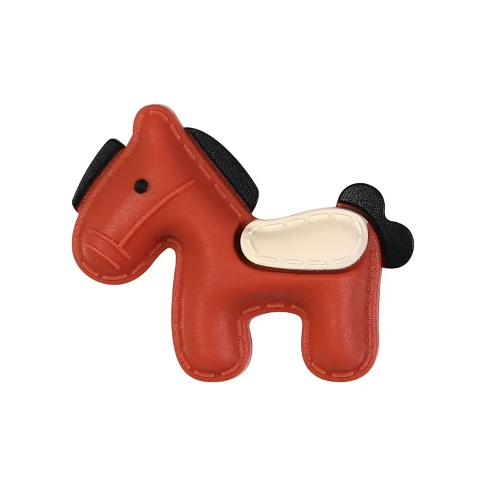3D Horse Silicone Focal Beads for DIY Pens Keychains Bracelet