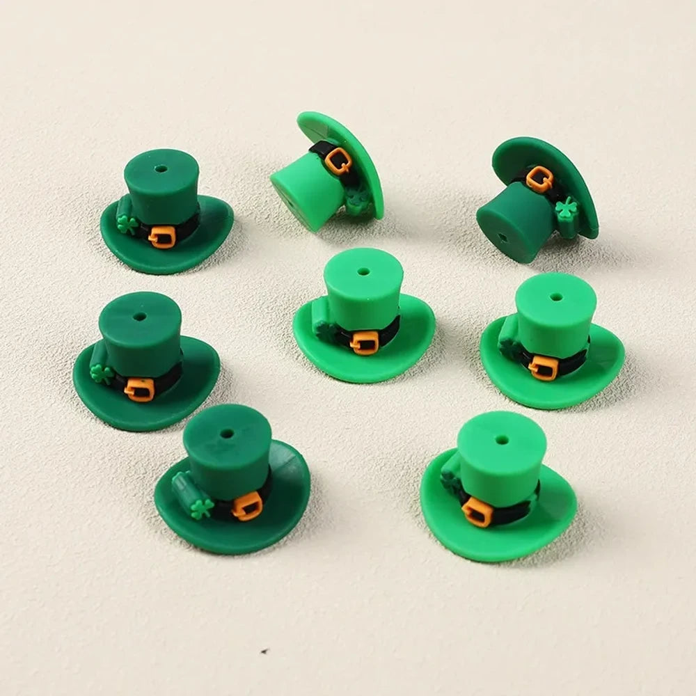 3D Lucky Hat Silicone Focal Beads for DIY Pens Keychains